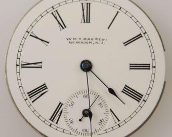 Reloj de bolsillo Waltham para dama, años 0, 11J, movimiento c1896