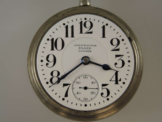 18S 21J Elgin Grade 349 LOANER Pocket Watch C1908 Etsy Hong Kong