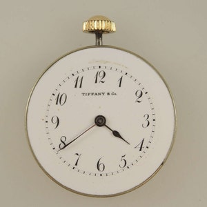 Genuine TIFFANY & Co Pocket watch movement c1910