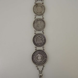 Unusual Victorian Coin chatelaine c1895