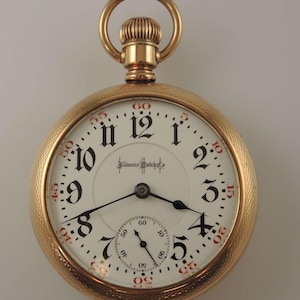 18 size 24 Jewel Illinois Bunn Special pocket watch c1907