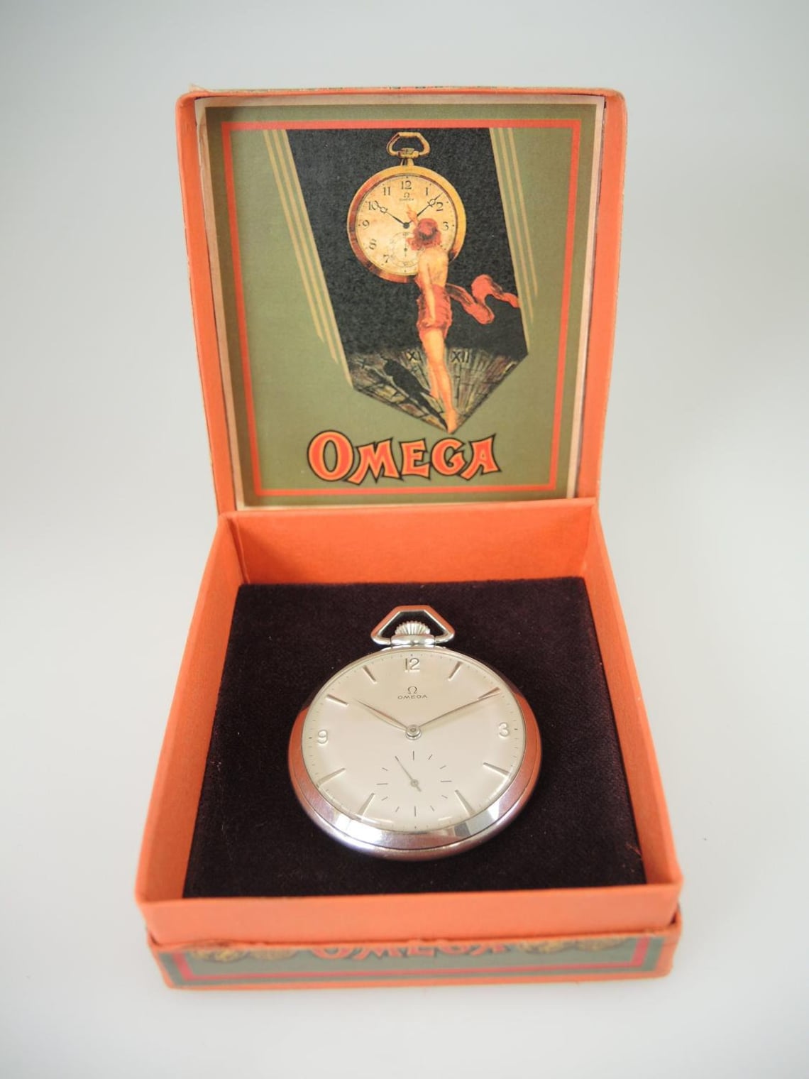 Vintage Omega pocket watch with Box c1961 Etsy