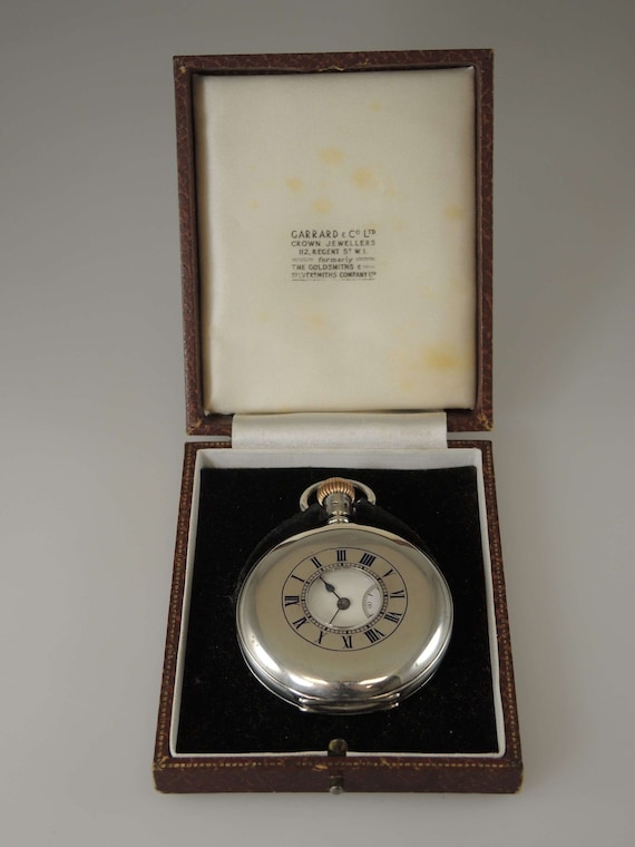 half hunter fob watch