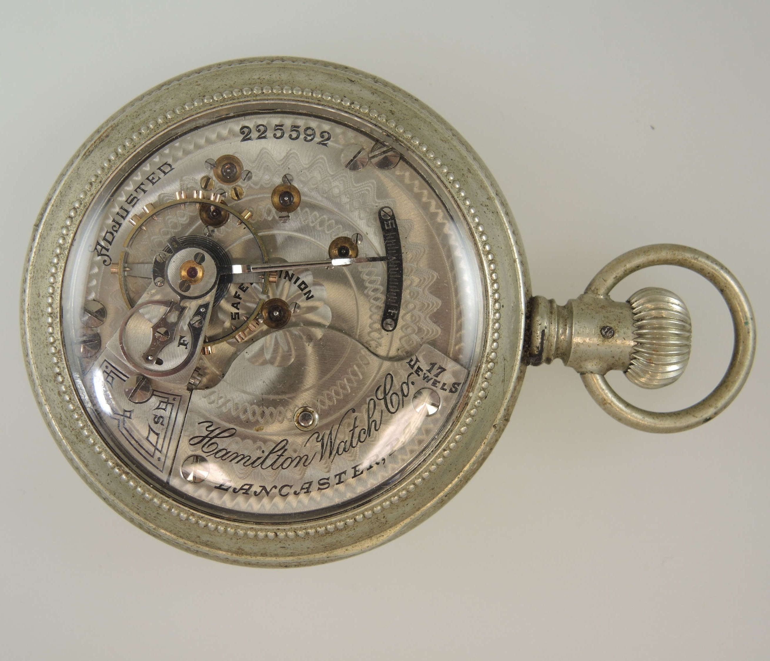 Hamilton pocket shop watch cases