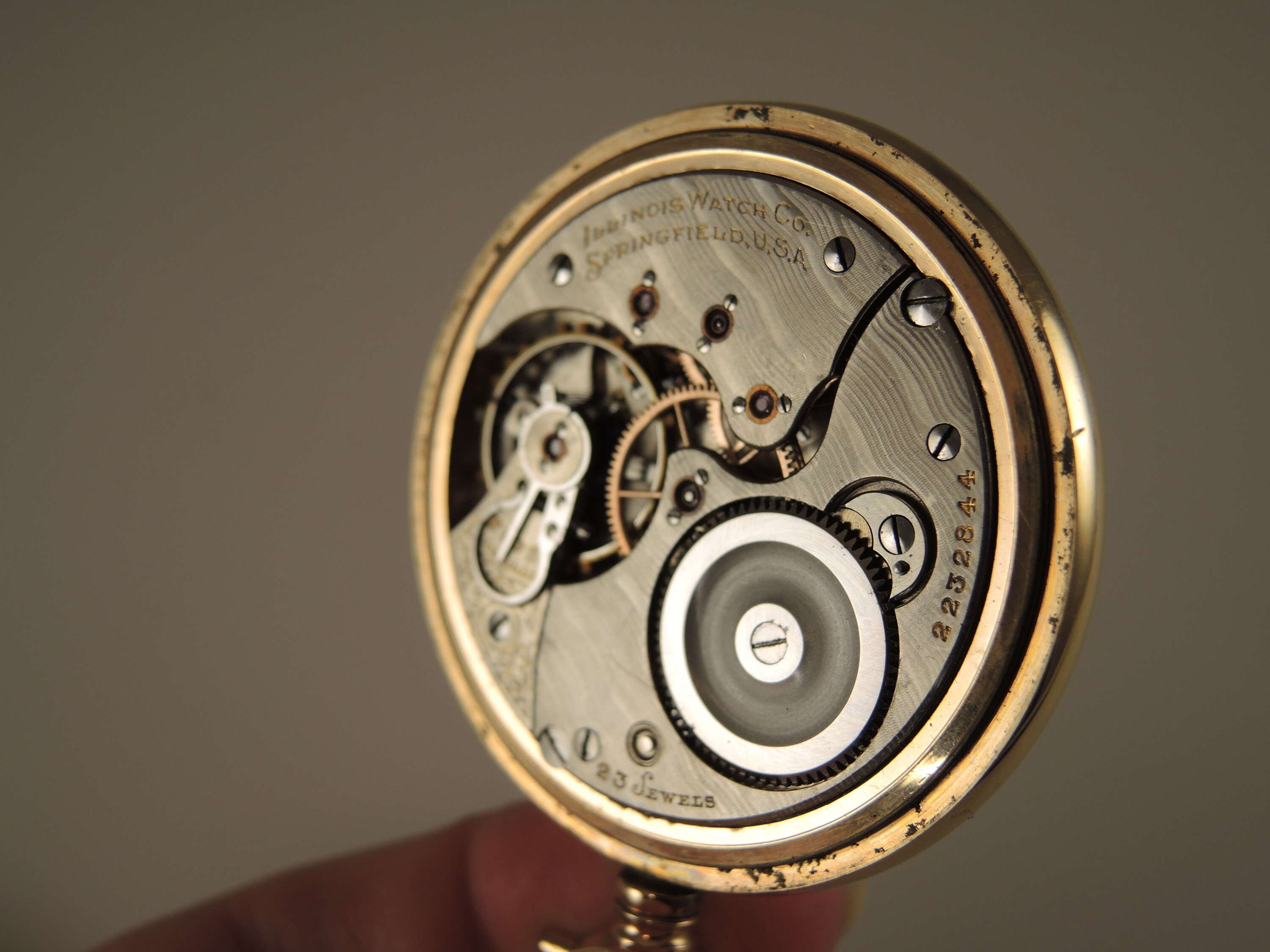 Rare 16s 23J Illinois Pocket Watch Grade 174 C1910 Etsy