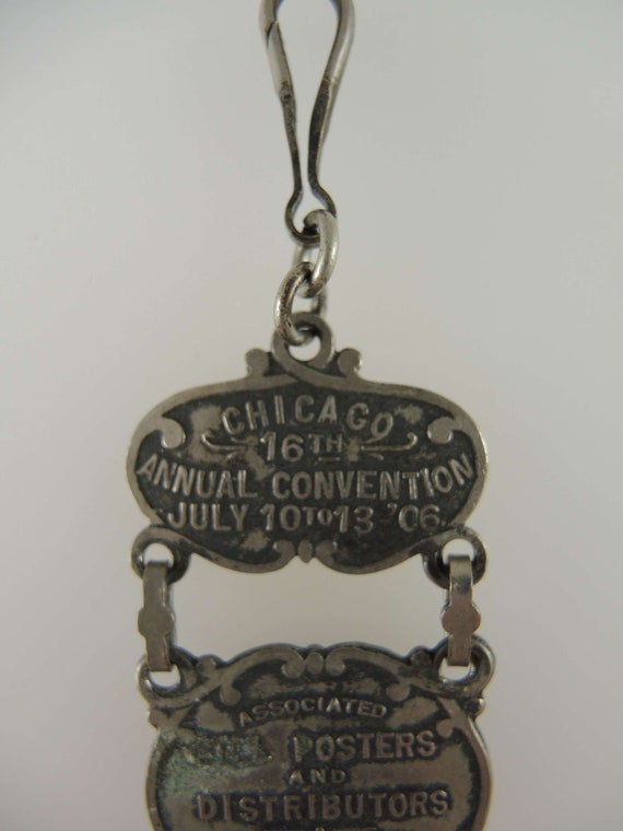 Unusual Souvenir Watch Chain / Chatelaine c1900 - image 5