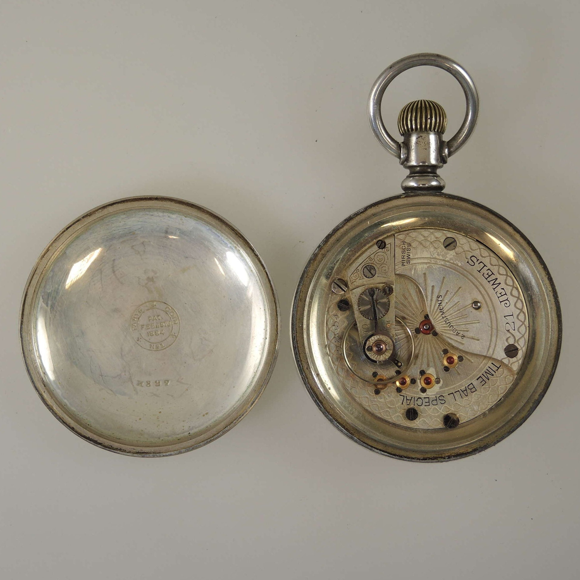 Unusual Swiss Fake BALL Pocket Watch C1890 Etsy Ireland