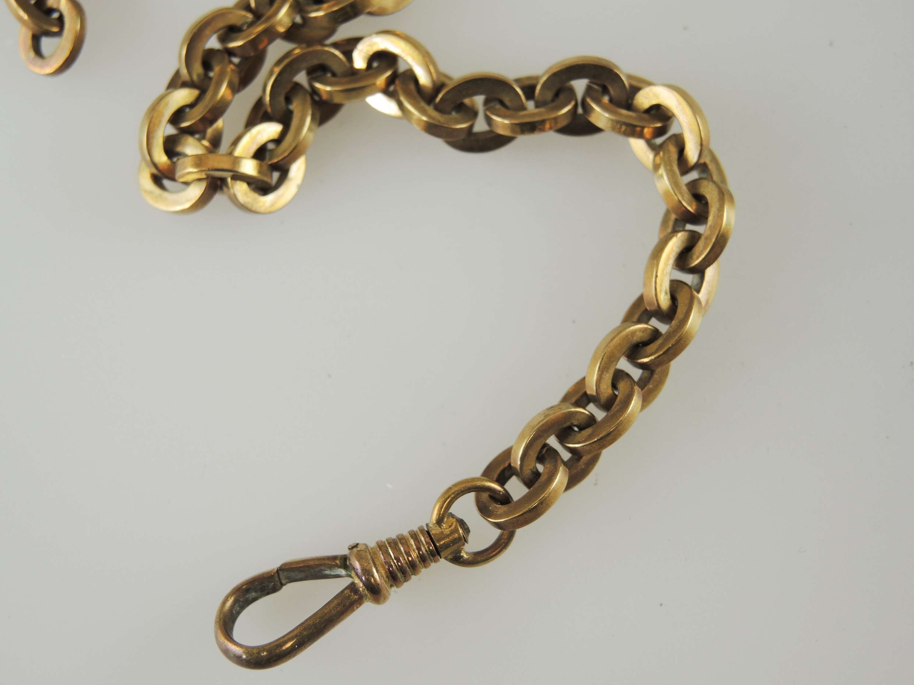 Stylish Victorian Gold Plated Pocket Watch Chain C1890 Etsy UK