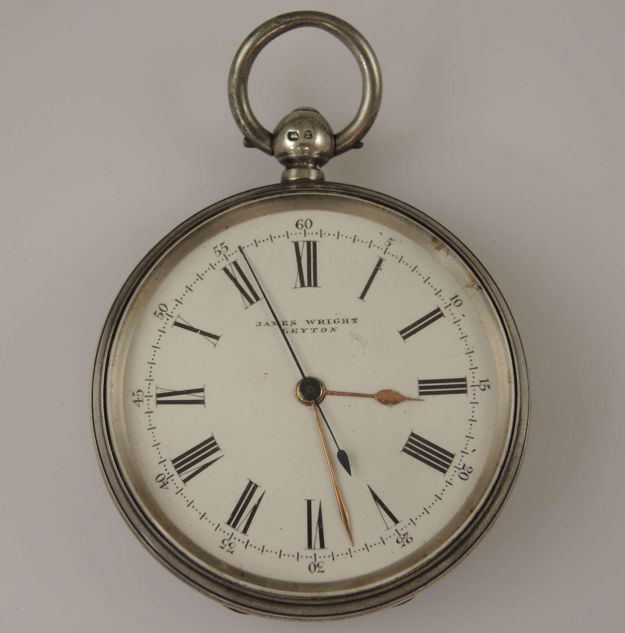 Silver Verge Fusee Pocket Watch Australia