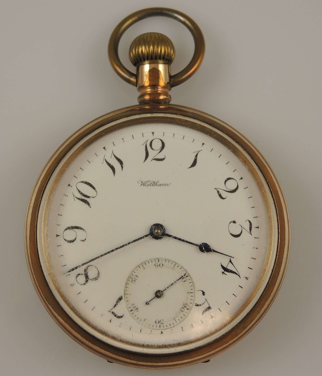 Orologio da tasca vintage di Waltham con quadrante raro, 1906