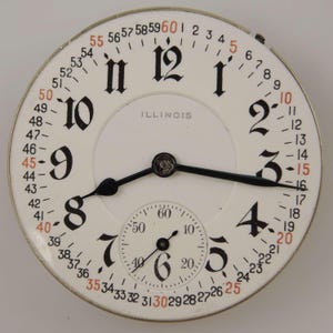 16s 21J 60HR Illinois Bunn Special pocket watch movement c1928