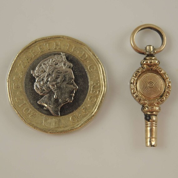 Victorian gold cased pocket watch key c1850 - image 4
