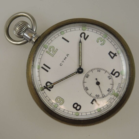 Cyma military pocket clearance watch