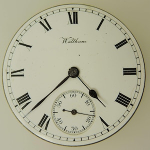 Waltham fickur, storlek 16, 7 juveler, urverk ca 1912 bild 1