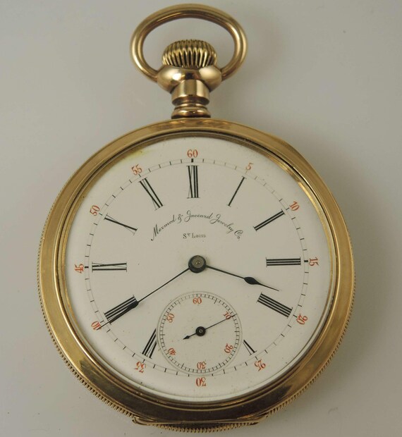 Vintage Pocket Watch Made for Mermod & Jaccard Jewelry Co C1900 - Etsy