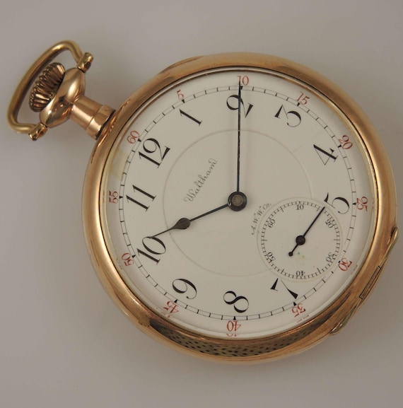 16 Size 23 Jewel Waltham Riverside Maximus Pocket Watch C1902 - Etsy