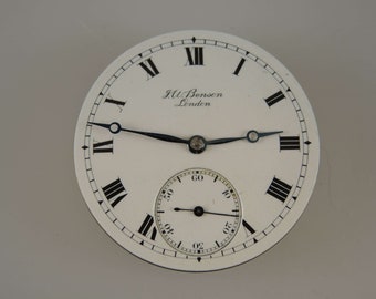 English J W Benson THE BANK pocket watch movement c1900