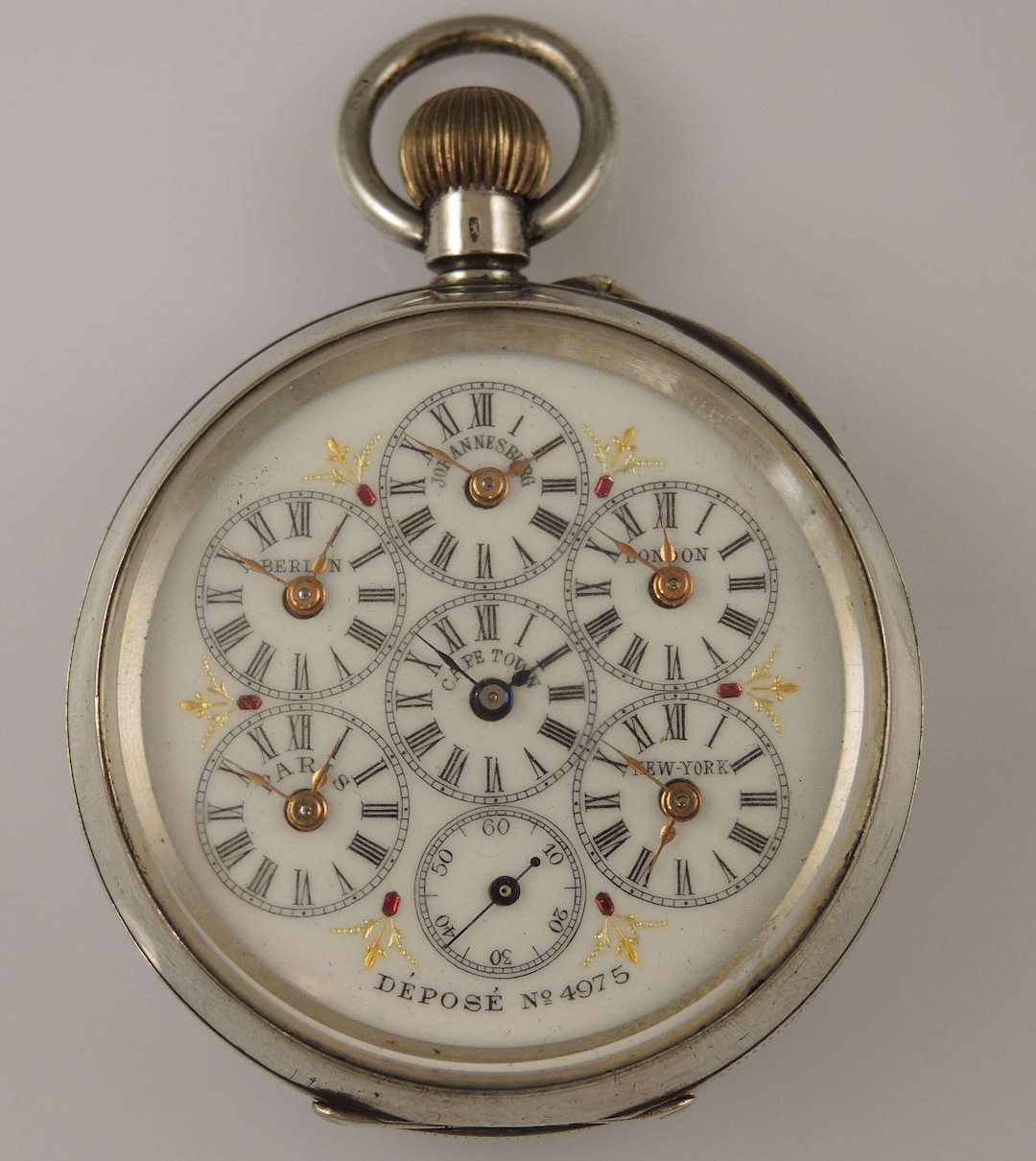 Atlam Watches Silver Pocket Watch Chain Atlam Watches Seth Thomas