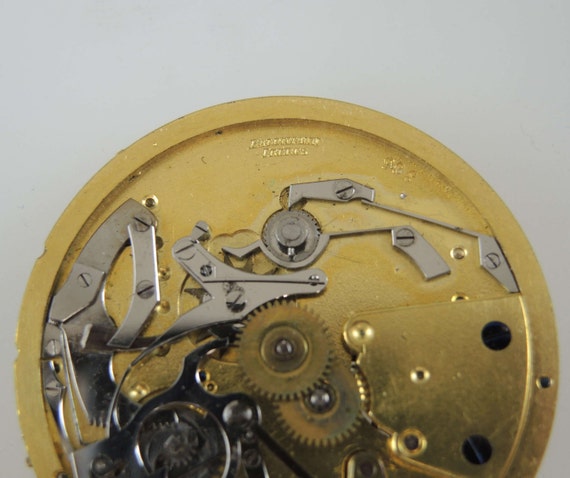 Early quarter repeater pocket watch movement c1840 - image 9