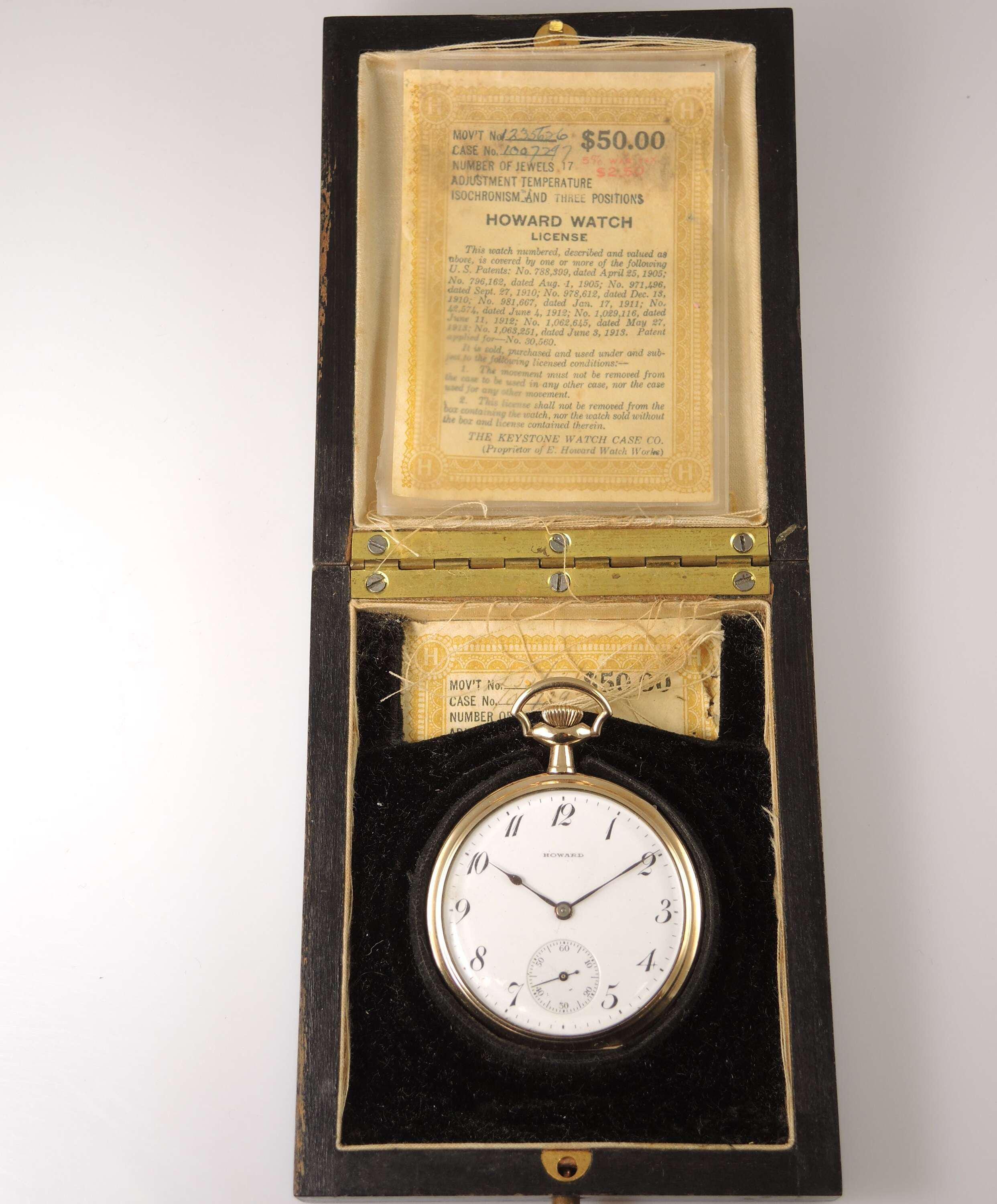 Howard pocket watch - Etsy 日本