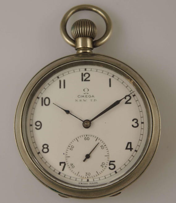 Montre de poche des chemins de fer australiens fabriquee par Omega c1952 Etsy France