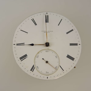 Early Swiss Key wound pocket watch movement c1850