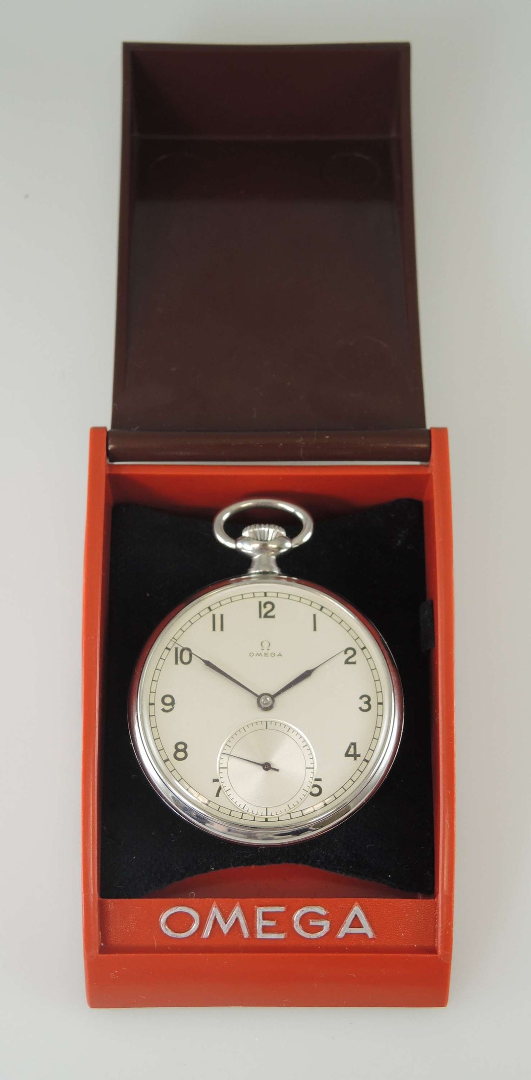 Vintage Steel Omega Pocket Watch. With Bakelite Box C1937 Etsy