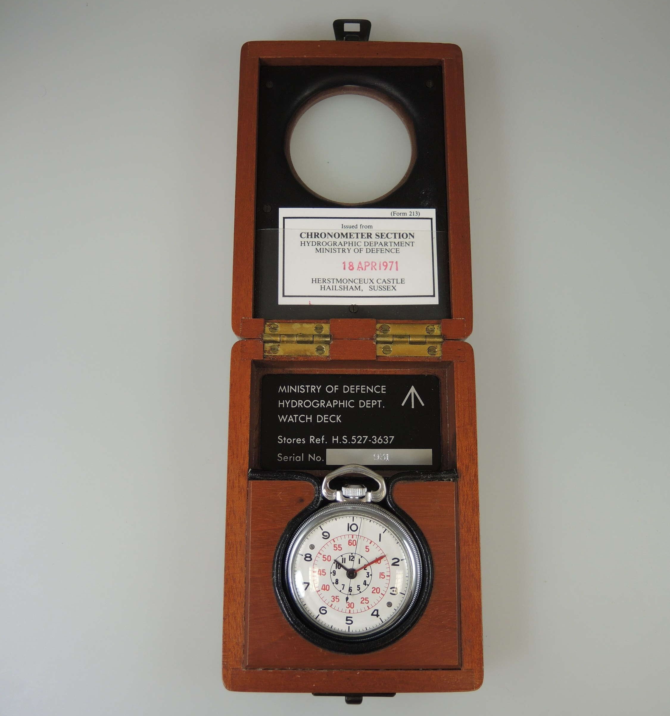 Military Hamilton 3992B HS3 Deck Watch With Decimal Dial C1940 - Etsy