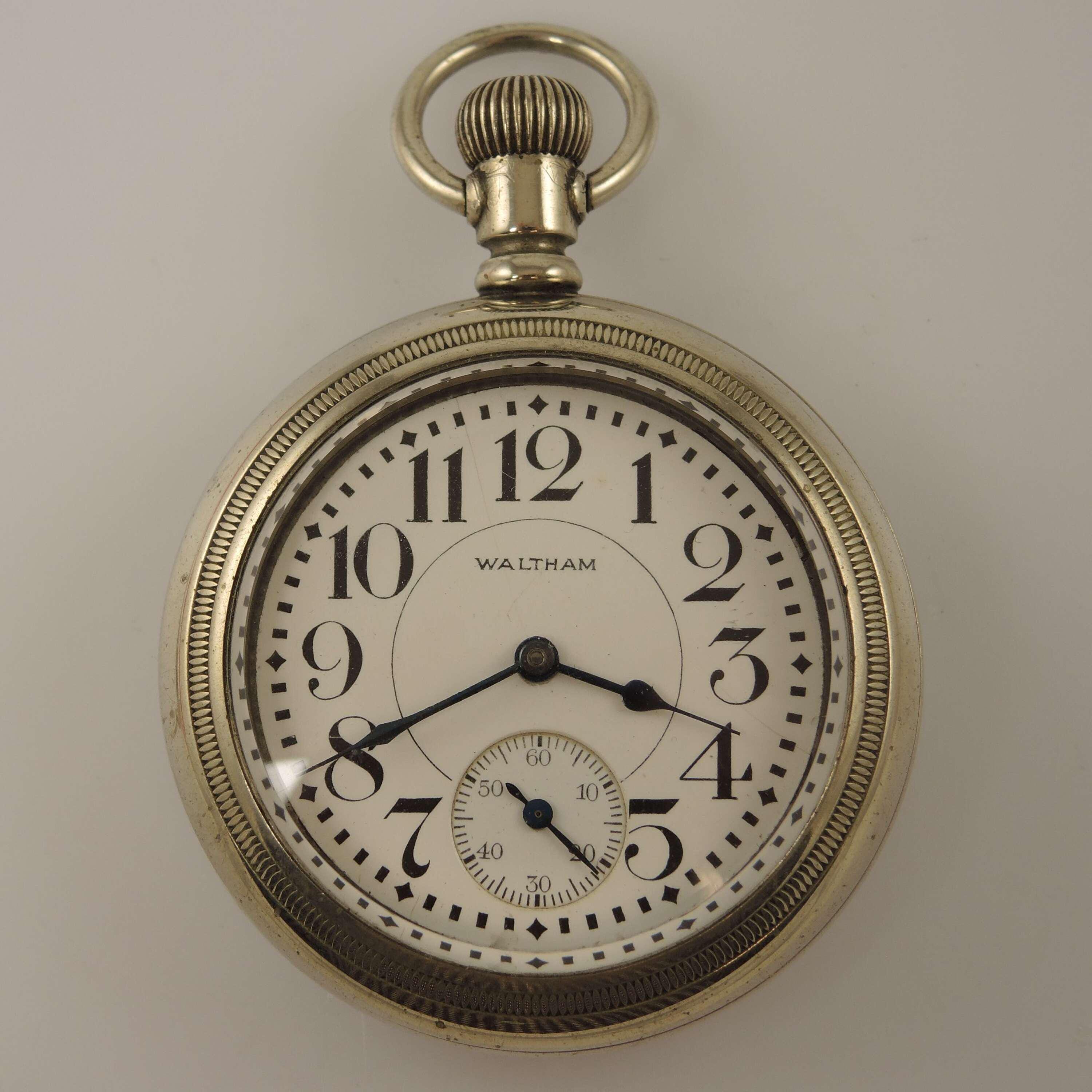 Waltham Crescent Street Pocket Watch - Etsy