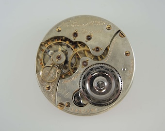 16s 17J Illinois Private label pocket watch movement c1899