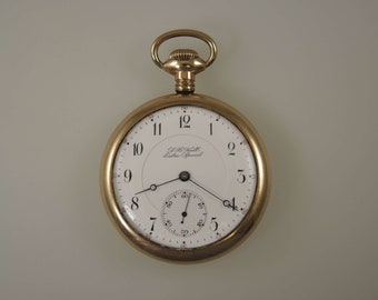 16 maat 17 Jewel Hamilton 974 Extra Special zakhorloge c1905