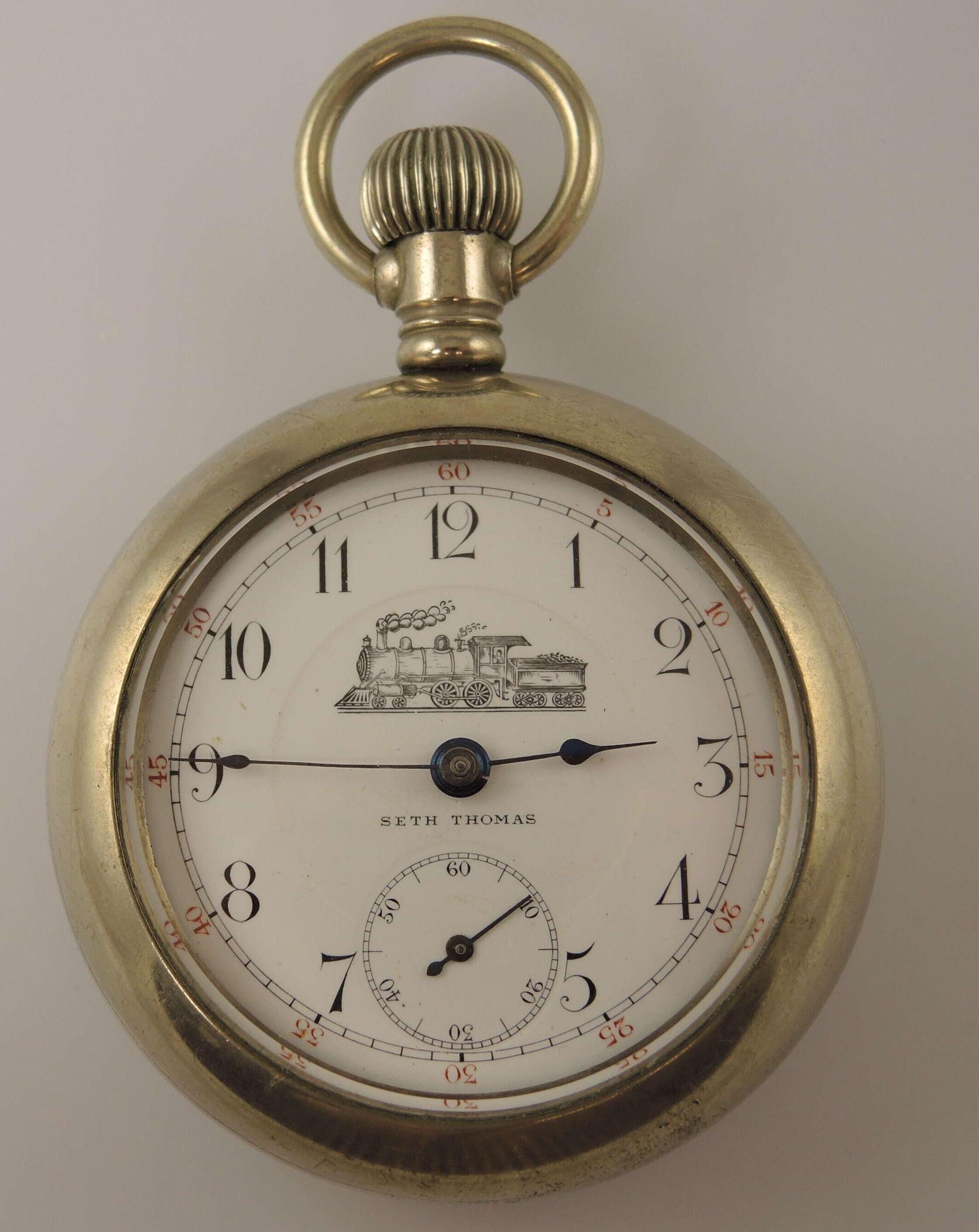 Atlam Watches Seth Thomas Pocket Watch Value 18 Size 17 Jewel Two