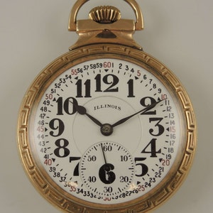 16 size 23 jewel Illinois Bunn Special pocket watch c1914