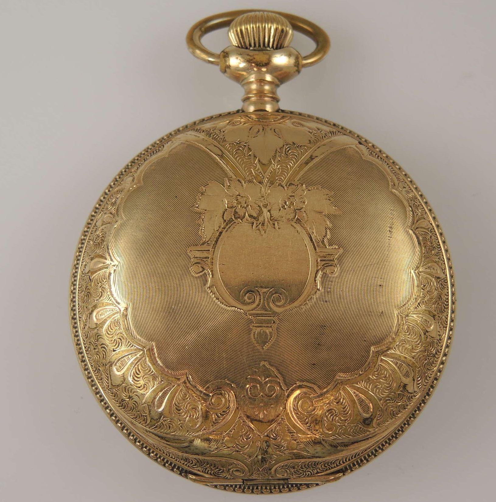 18 Size 21 Jewel Rockford RG Railroad Grade Hunter Pocket Watch