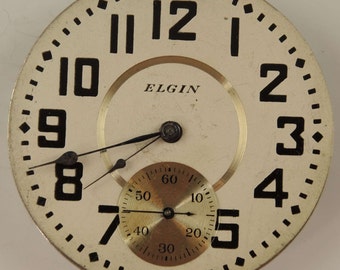 16 サイズ 7 ジュエル エルジン 懐中時計ムーブメント c1920
