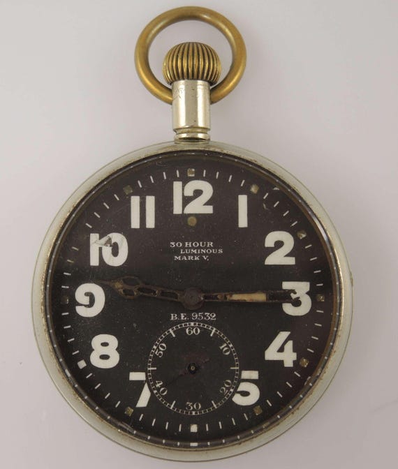First World War Royal Flying Corps pocket watch by Doxa c1914