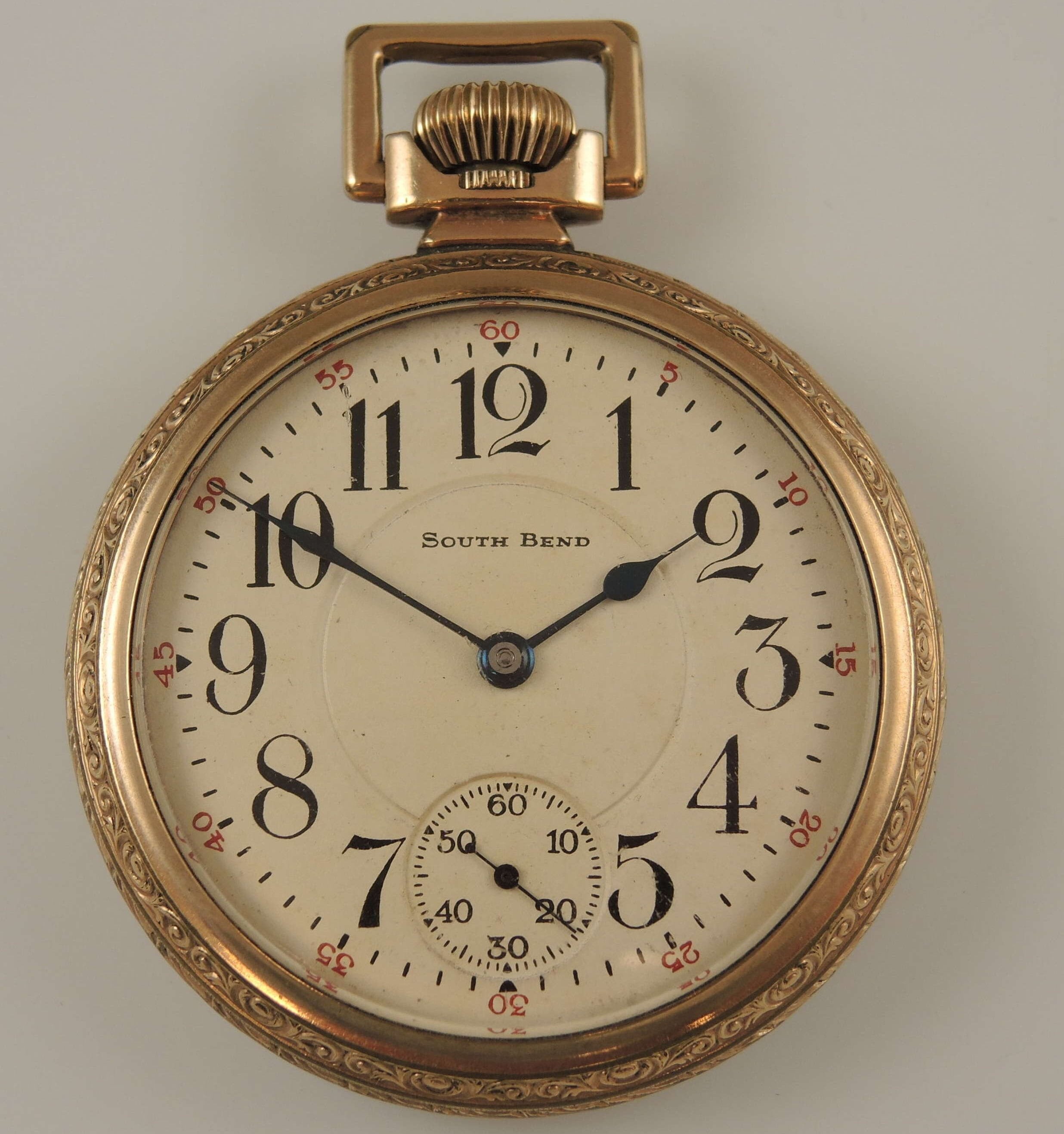 Montre De Poche South Bend 19 Bijoux Mouvement 429 Des Années 1920 – Occasion à Restaurer