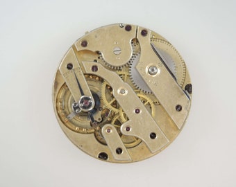 Movimento genuíno de relógio de bolso VACHERON e CONSTANTIN c1890