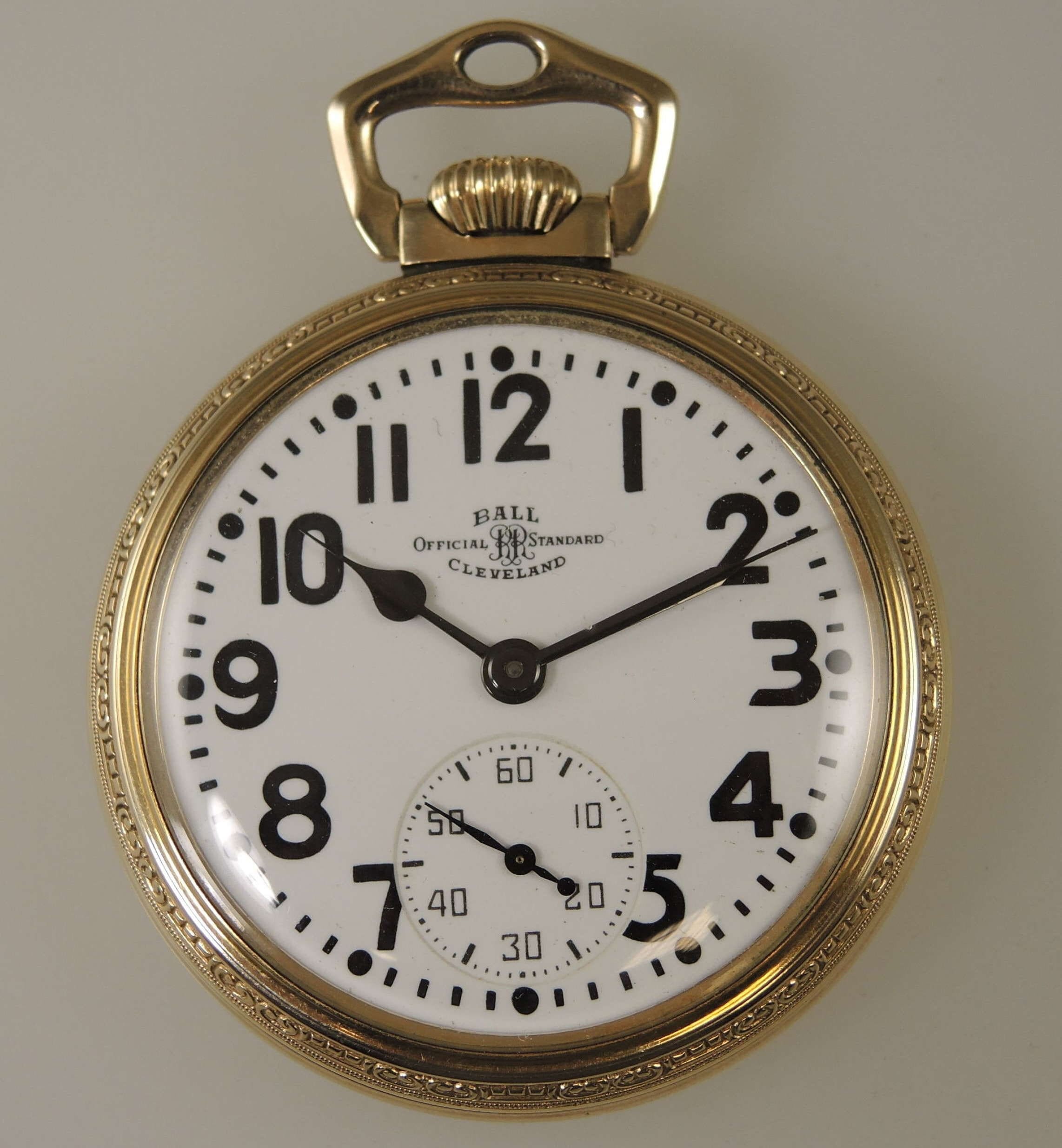 16s 21J Ball Hamilton 999B Official Railroad Grade Pocket Watch C1948 Etsy Australia