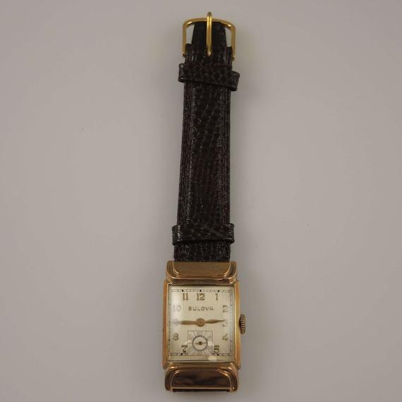 Stylish 17 Jewel Bulova Wrist Watch C1950 - Etsy