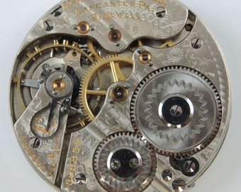 16s 21J Hamilton 992 movimiento de reloj de bolsillo c1907