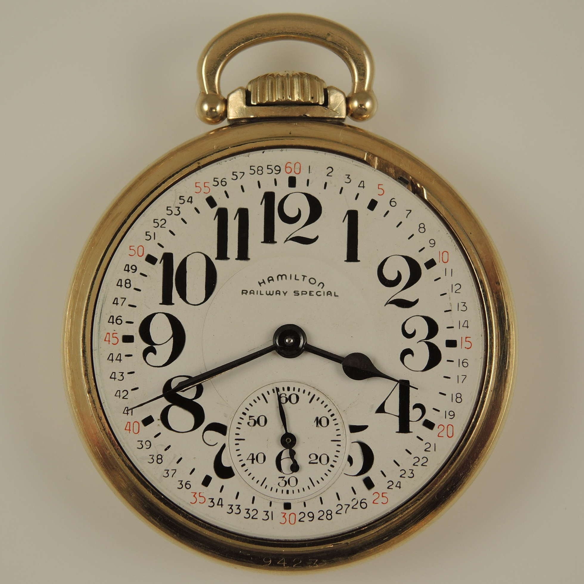 16 Size 23 Jewel Hamilton 950B Pocket Watch C1957 Etsy Australia