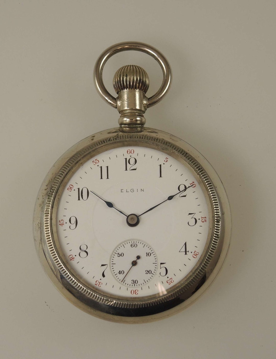 Vintage Pocket Watch by Elgin Watch Co 1915 Etsy New Zealand