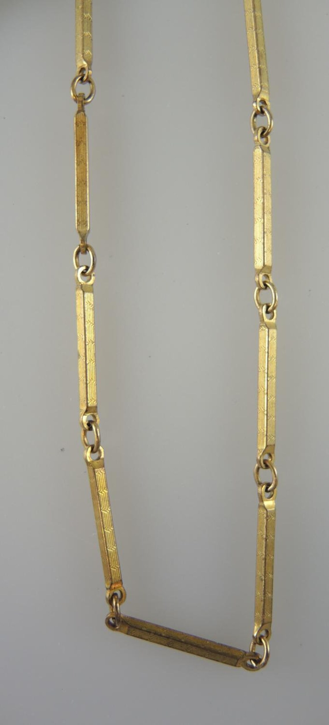 Gold Plated Pocket Watch Chain. Circa 1890 Etsy