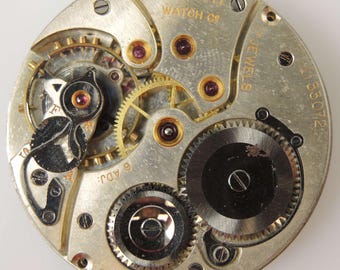 Relógio de bolso Zenith com movimento de 17 joias c1920