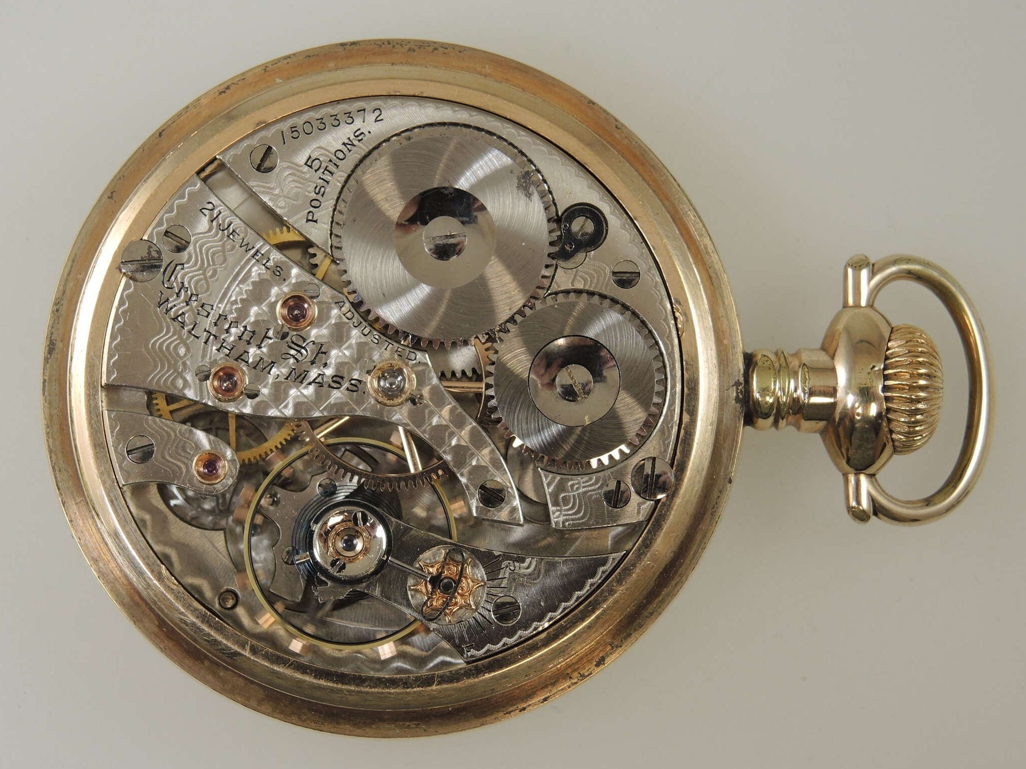 16 Size 21 Jewel Waltham 645 Rail Road Grade Pocket Watch C1910 - Etsy