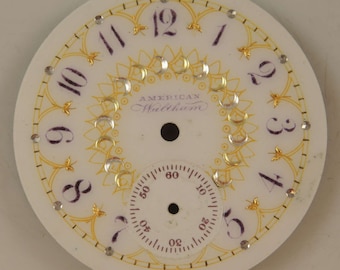 Zeldzame mooie 8s Waltham Dial c1890