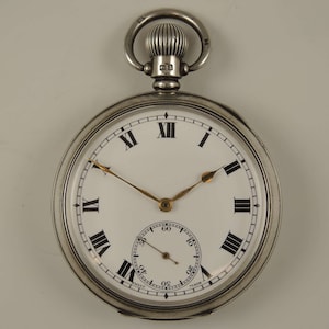 Vintage silver pocket watch c1922
