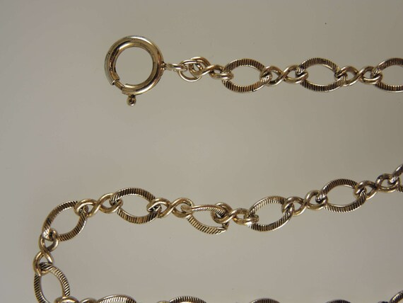 Victorian gold plated watch chain c1890 - image 3