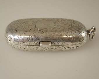 English Silver Double Sovereign Case C1894 - Etsy